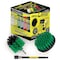 Drill Brush Power Scrubber By Useful Products 5 in W 5 in L Brush, Green G-S-4M-5X-QC-DB - alternate 1